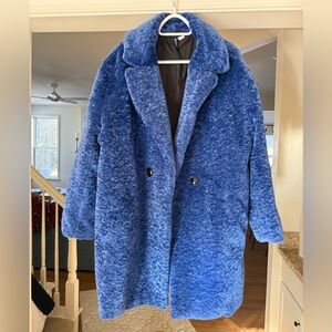 H&M Blue Teddy Jacket